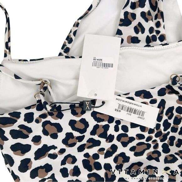 VITAMIN A **NWT** Jenna One Piece Swimsuit in Savanna Leopard Print - Picture 4 of 8